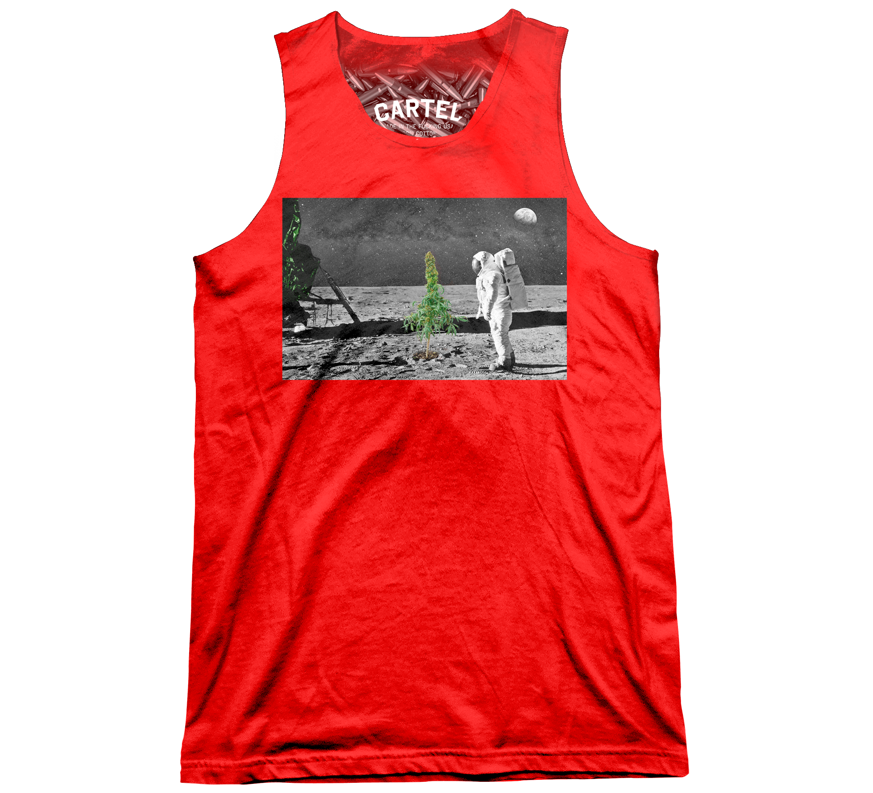 Green On The Moon Tank