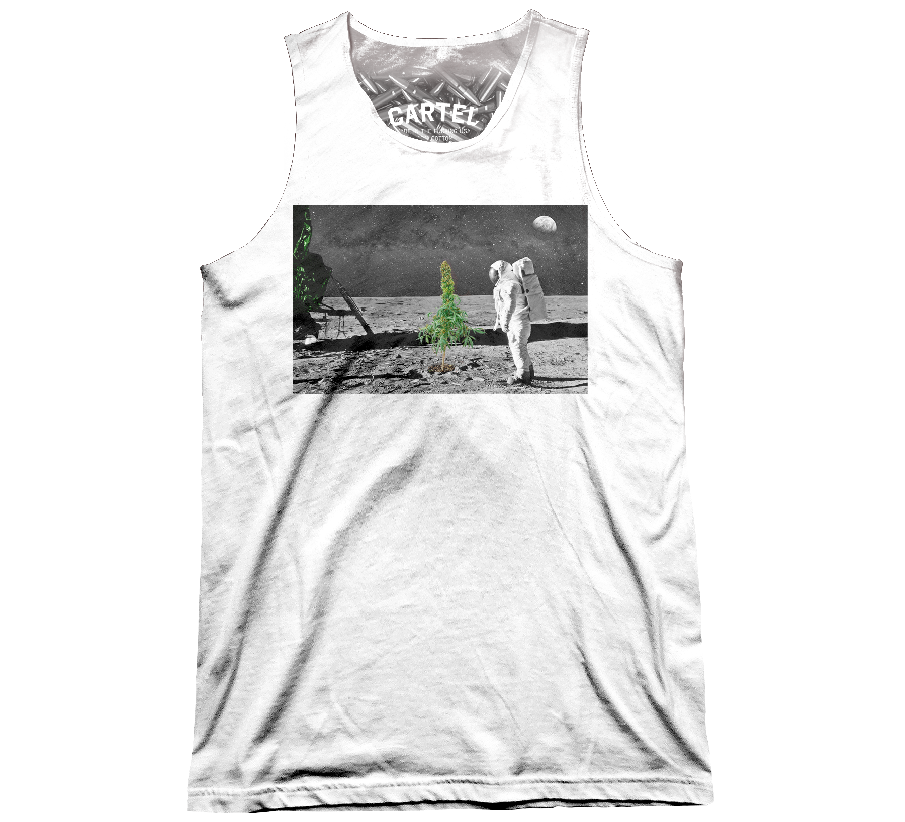 Green On The Moon Tank